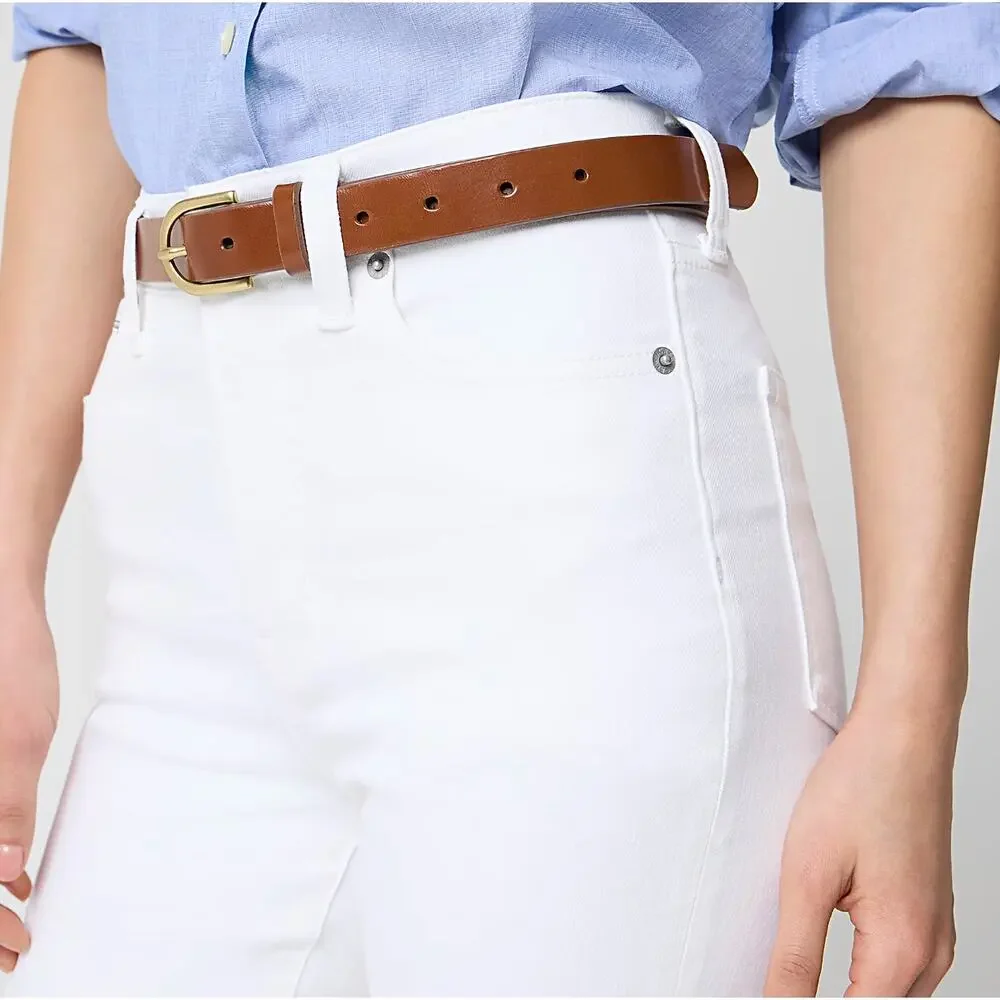 J.Crew Ankle Flare Jean in Signature Stretch+ Classic White Womens US 29 NWT - Picture 2 of 13